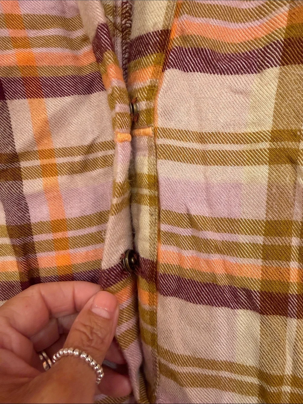 Free People Wrapped In Flannel Plaid Jumpsuit